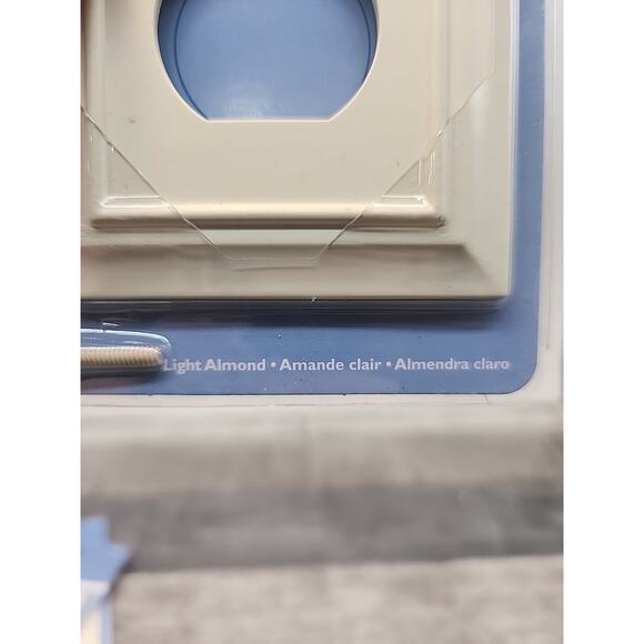 Brainerd Single Duplex Architectural Outlet Cover Light Almond 4Pack [48] - Picture 5 of 10